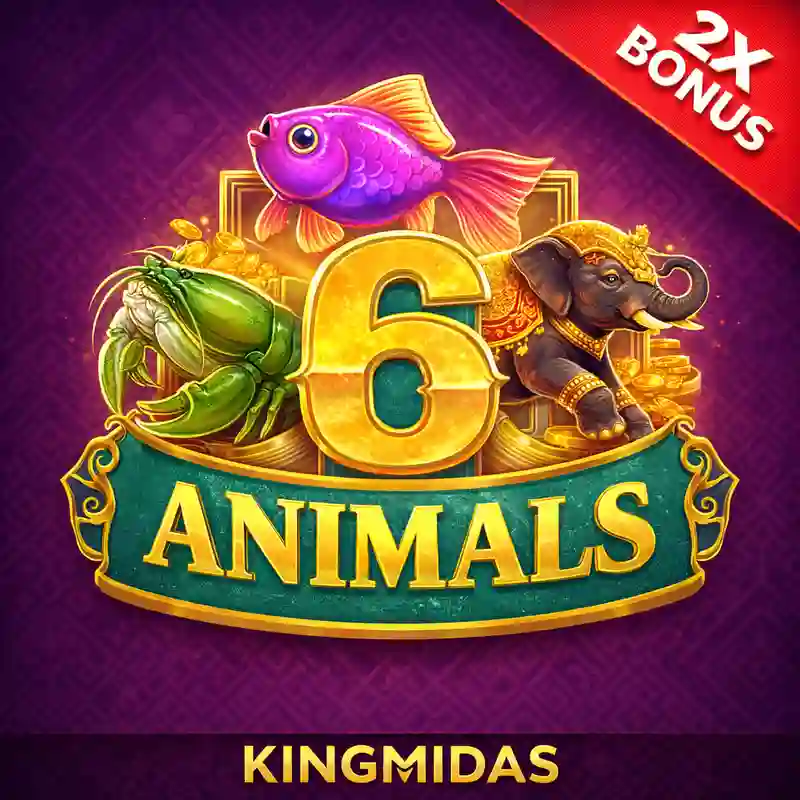 Burmese 6 Animals Game Cover - arina Casino